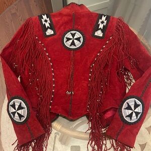 Vintage suede western jacket size S